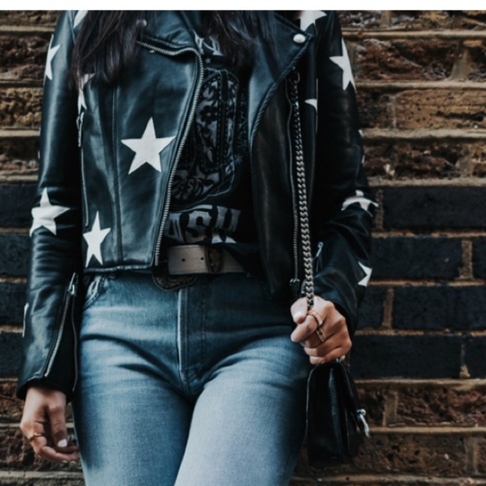 Star Vegan Leather Jacket - Picture 7 of 15